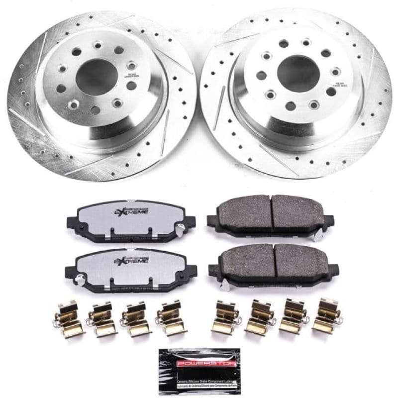 PowerStop Z36 Truck & Tow Brake Kit for Trucks 4x4 SUVs Ceramic Carbon-Fiber ...