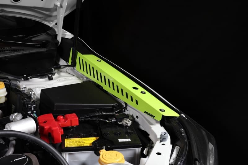 Perrin Performance Fender Shroud Set for 22-25 Subaru WRX Neon Yellow - Image 5