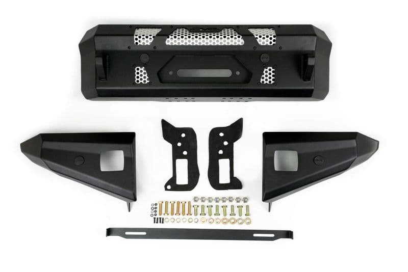 DV8 Offroad MTO Series Winch-Ready Front Bumper for 2021+ Ford Bronco Steel - Image 5