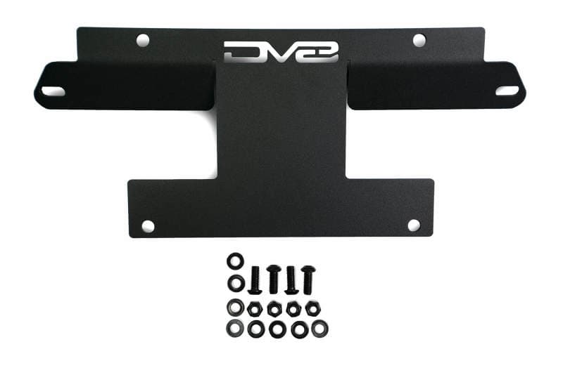 DV8 Offroad License Plate Relocation Bracket for Bronco Front Bumper Angle Mount