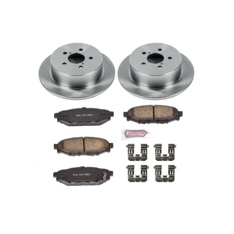 PowerStop Autospecialty Brake Kit for Daily Driver with Z17 Ceramic Pads & Ro...