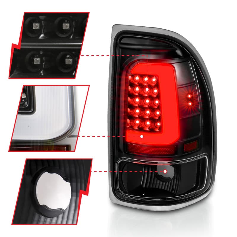 ANZO LED Taillights for Chevy C6 6-Piston 355mm HDPE - Image 4