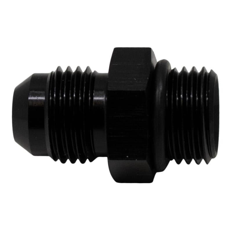 DeatschWerks 6AN ORB Male to 6AN Male Flare Adapter for Fuel Systems Matte Black