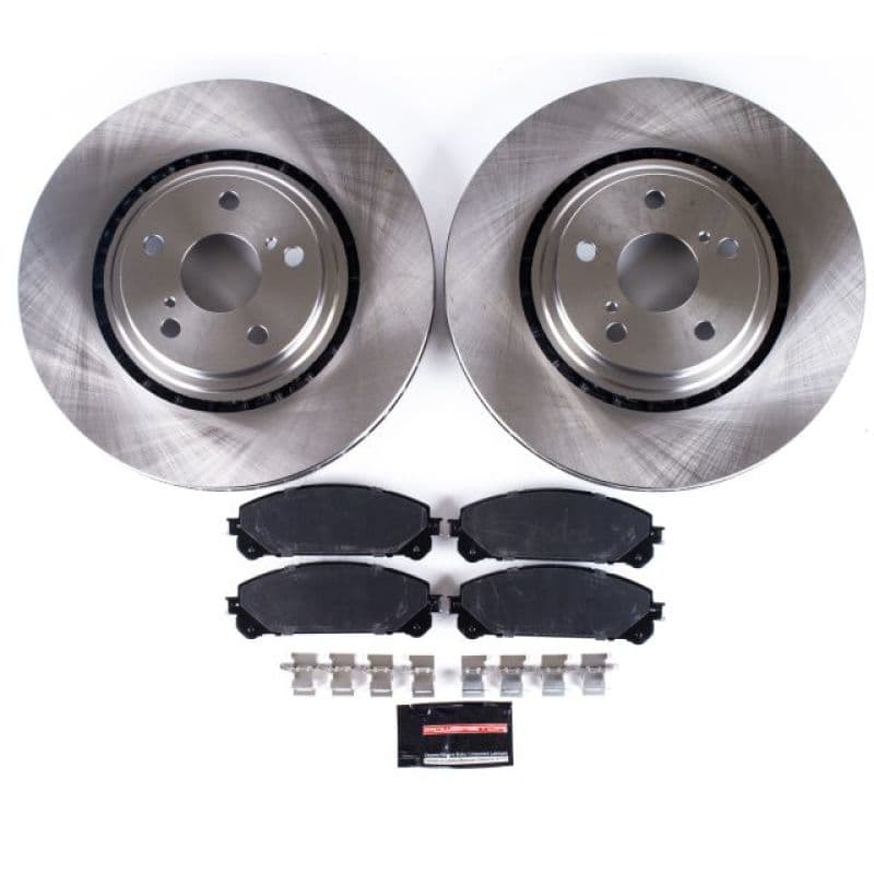 PowerStop Z17 Stock Replacement Brake Kit with Autospecialty Rotors
