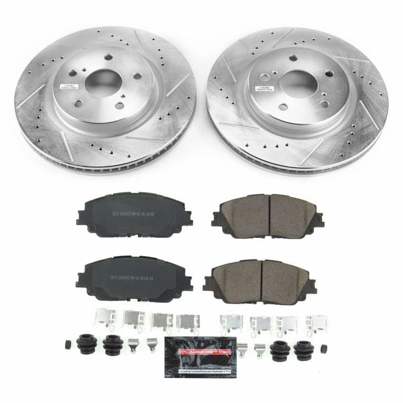 PowerStop Z23 Evolution Brake Kit for Daily Driver Carbon-Fiber Ceramic Pads