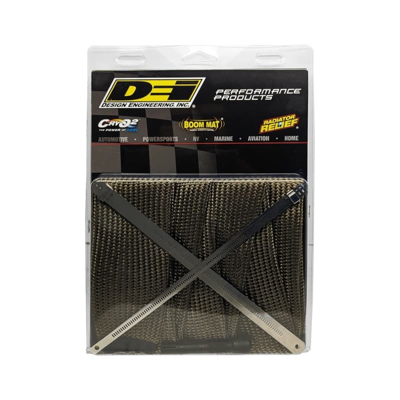 DEI Titanium Exhaust Sleeve for Powersport Pipes Heat Insulation Protection - Image 4