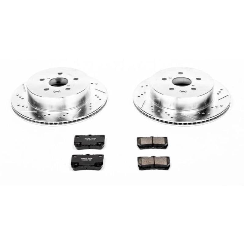 PowerStop Z23 Evolution Sport Brake Kit for Daily Driver with Carbon-Fiber Ce...