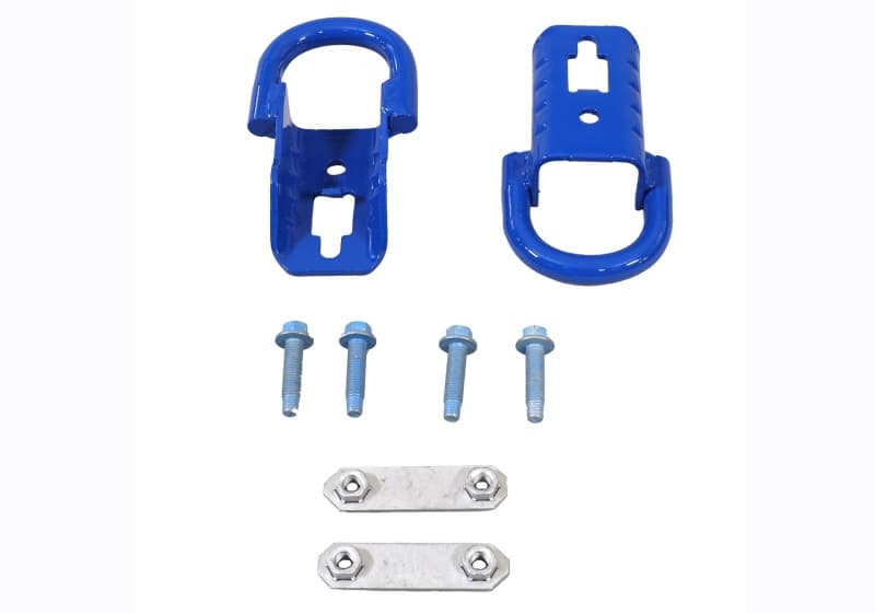 Ford Racing Tow Hook Kit for 2017-2021 Super Duty Steel Powder Coated Blue - Image 2