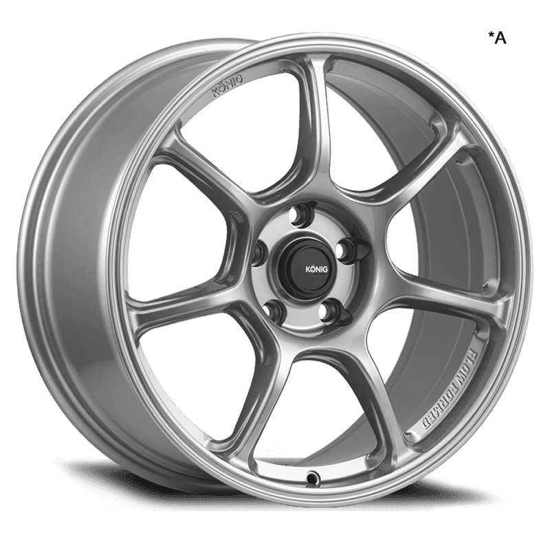 Konig Ultragram 15x9 4x100 ET35 Titanium Metallic Wheels
