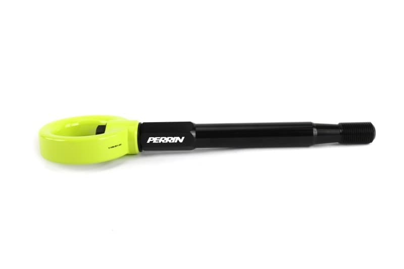 Perrin Performance Tow Hook Kit for Subaru WRX/Crosstrek/OBXT Front Neon Yellow - Image 5