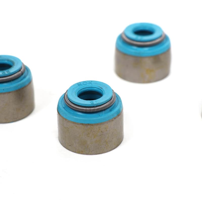 BLOX Racing Valve Stem Seals for Honda 5.5mm Blue FKM Set of 8