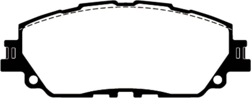 EBC Yellowstuff Brake Pad Set for Trucks & SUVs High Friction Towing Off-Road