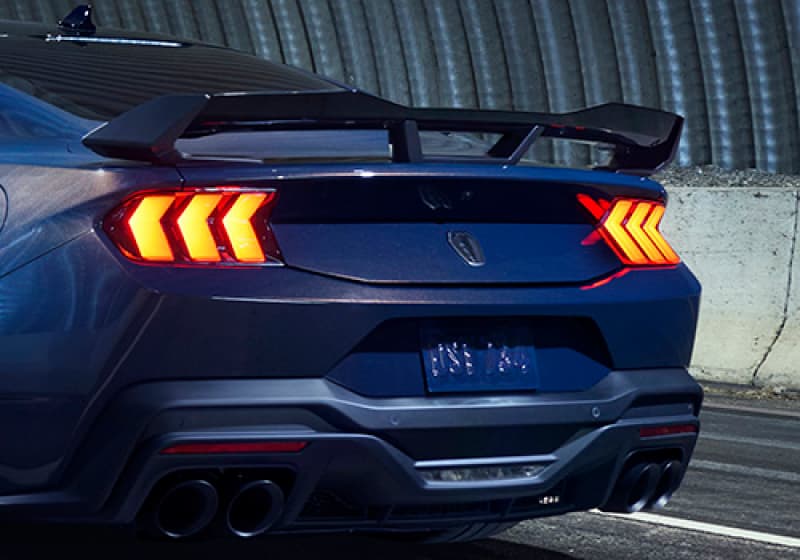 Ford Racing Rear Spoiler for 24-25 Mustang Fastback with Gurney Flap Unpainted