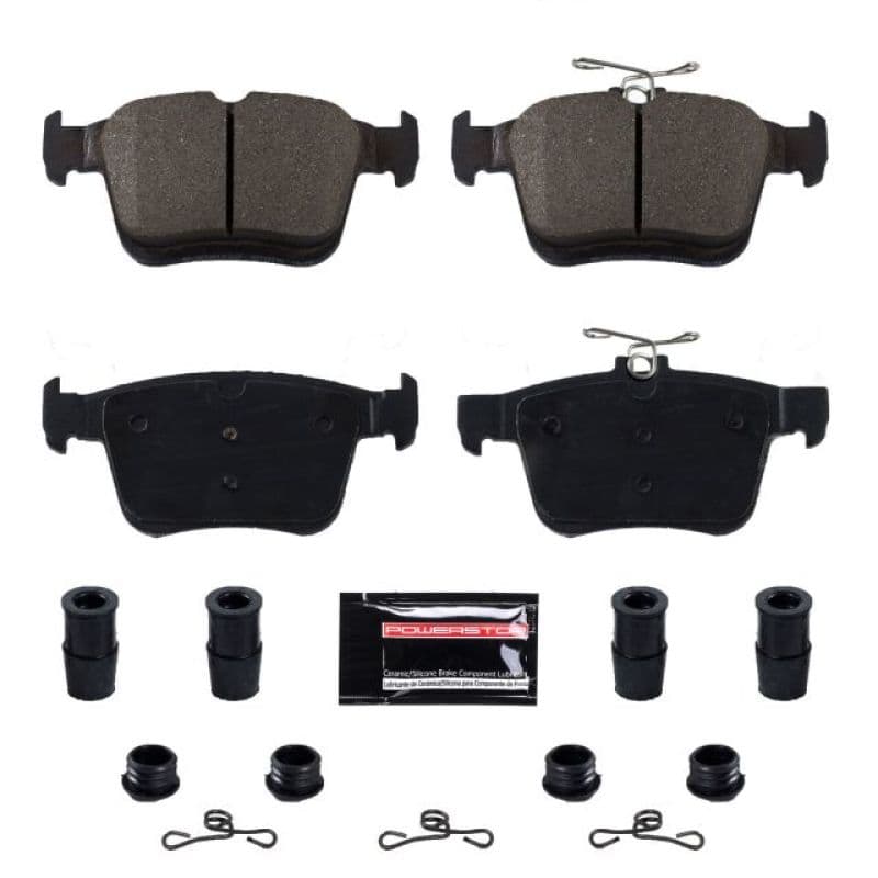 PowerStop Z23 Evolution Ceramic Brake Pads for Chevy C6 Low-Dust Carbon-Fiber