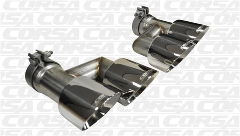 CORSA Performance Pro-Series Dual-Wall Stainless Steel Tip Kit for CORSA Exhaust