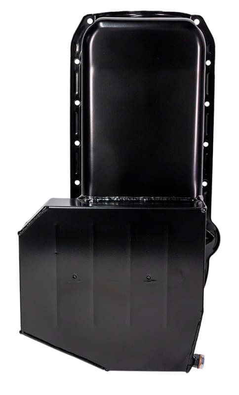 Moroso Steel Oil Pan for Pre-80 Chevrolet SBC 7qt Wet Sump w/ Driver Side Dip... - Image 3