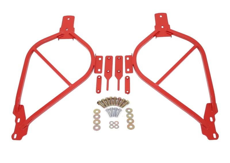 BMR Suspension Subframe Connectors for Chevy SS Sedan 2014-2017 Red