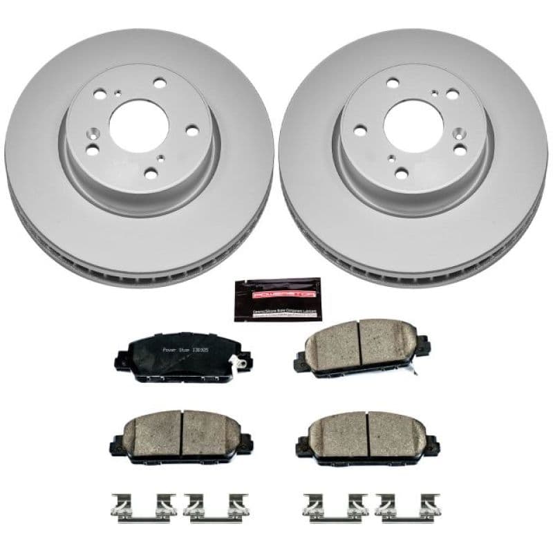 PowerStop Z17 Evolution Coated Rotor Brake Kit for Daily-Driven Vehicles