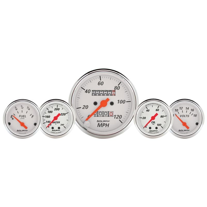 AutoMeter Gauge Kit with Fuel, Oil, Water Senders and Bulbs - Image 2