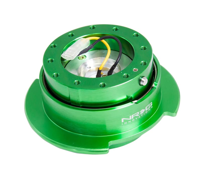 NRG Quick Release Kit Gen 2.5 Green Body Titanium Chrome Ring - Image 2