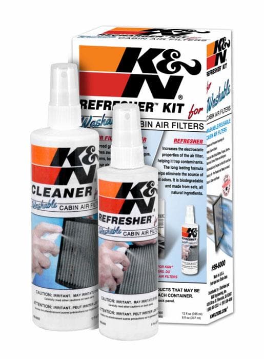 K&N Engineering Cabin Air Filter Recharger Kit with Cleaner and Refresher - Image 3