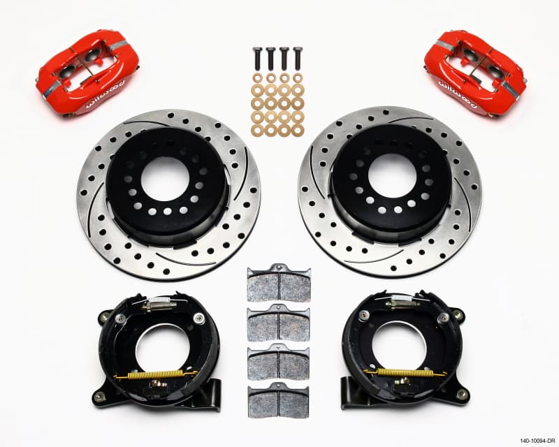 Wilwood Dynalite Rear Disc Brake Kit for Muscle Cars 4-Piston 12.19" Rotor