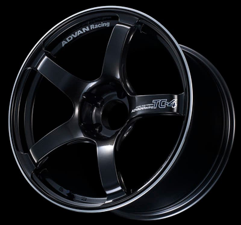 Advan TC4 17x7.5 +40 4x100 Black Gunmetallic Ring Wheel