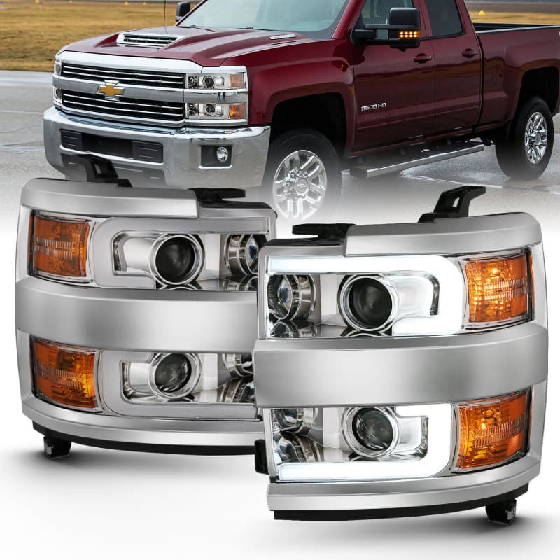 ANZO LED Projector Headlights for Chevy C6 111360