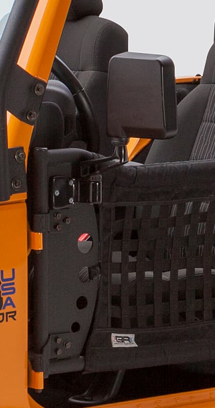 Body Armor 4x4 Adjustable Trail Door Mirrors for Body Armor Trail Doors Stain... - Image 3