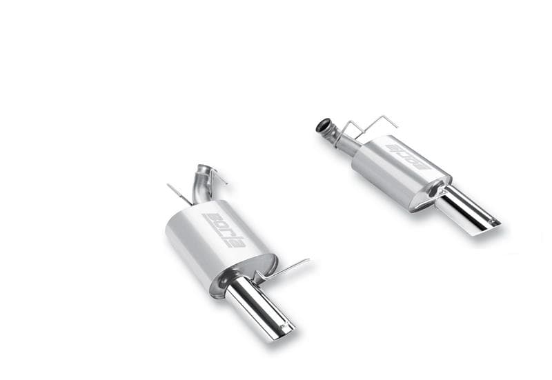 Borla Axle-Back Exhaust System T-304 Stainless Steel Chrome Tips - Image 2