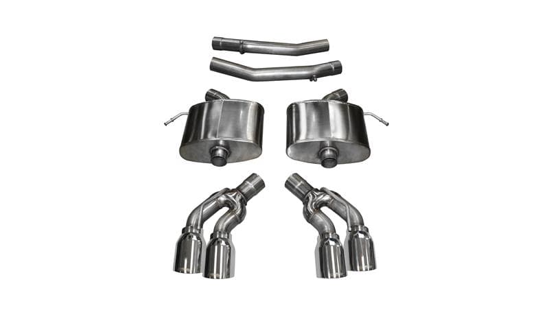 CORSA Performance Axle-Back Exhaust for Chevy C6 with Reflective Sound Cancel... - Image 4