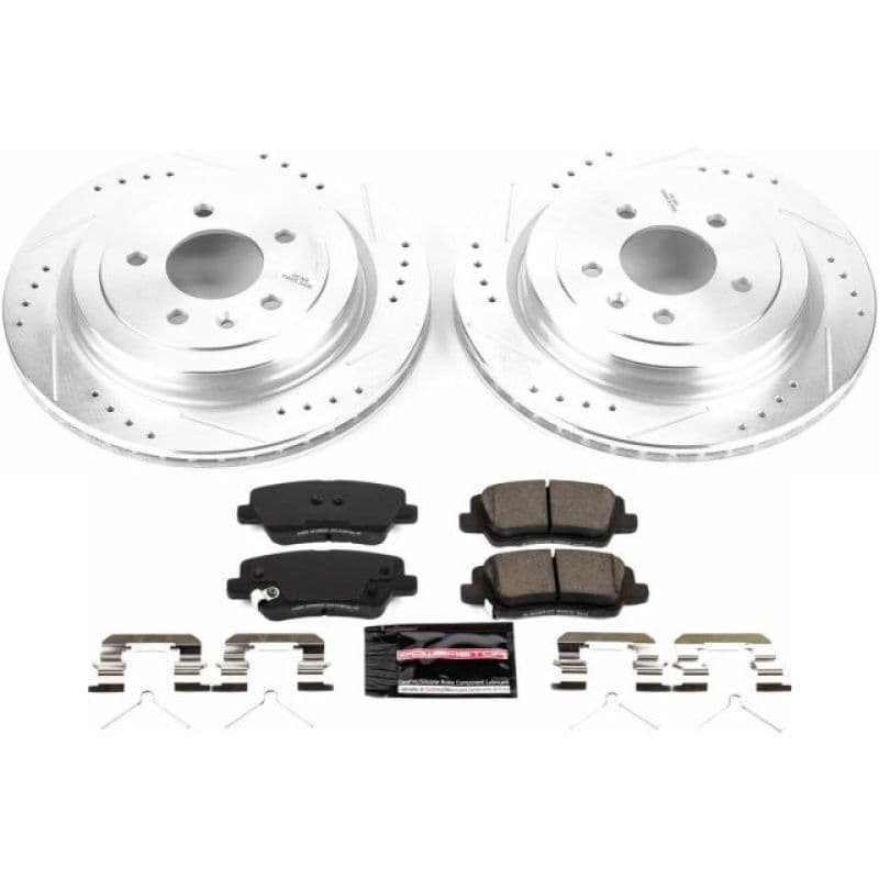 PowerStop Z23 Evolution Brake Kit for Daily Driver Carbon-Fiber Ceramic Pads