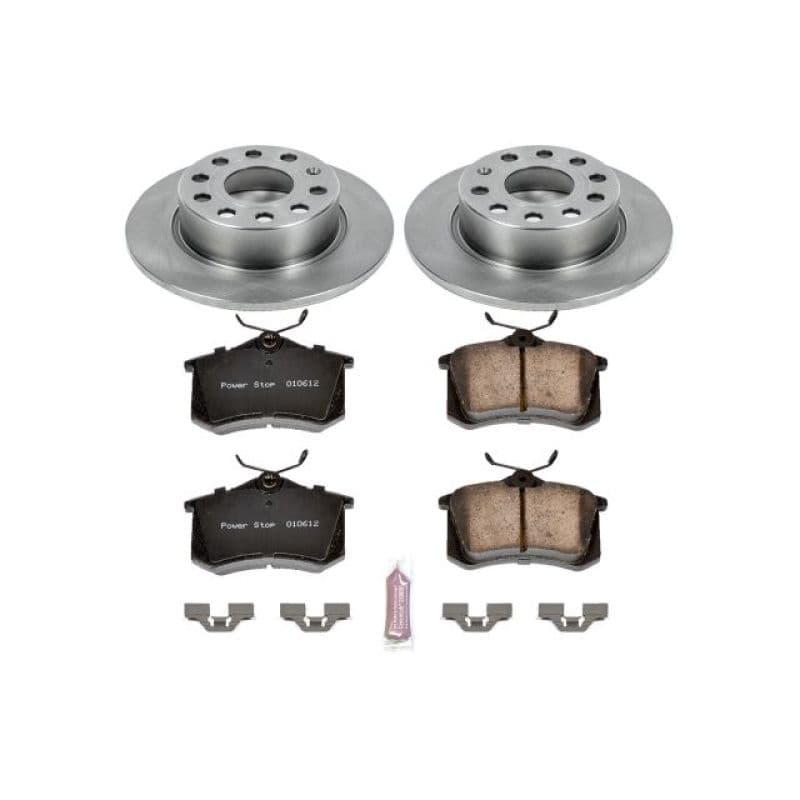 PowerStop Z17 Stock Replacement Brake Kit with Ceramic Pads and Rotors
