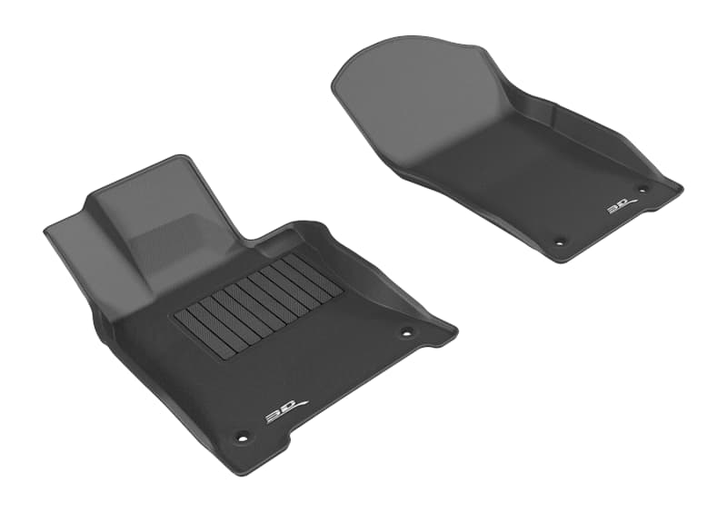 3D MAXpider Kagu Front Floor Mats for Chevy C6 Black