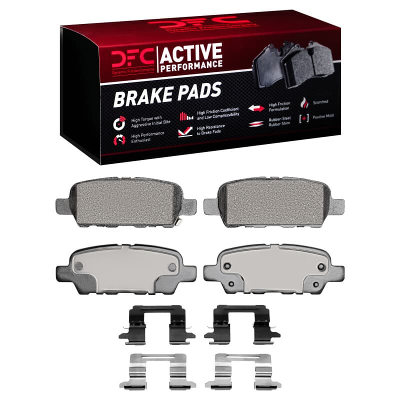 DFC Active Performance Brake Pads for Chevy C6 6-Piston