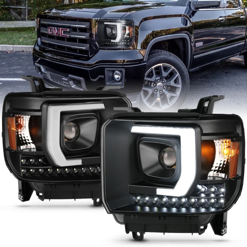 ANZO LED Projector Headlights for Chevy C6 111450