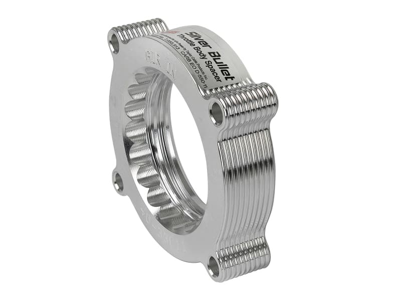 aFe Silver Bullet Throttle Body Spacer for Chevy C6 T-6061 Billet Aluminum Se... - Image 4