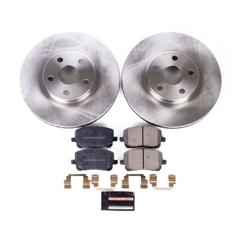 PowerStop Z17 Autospecialty Brake Kit with Ceramic Pads and Rotors