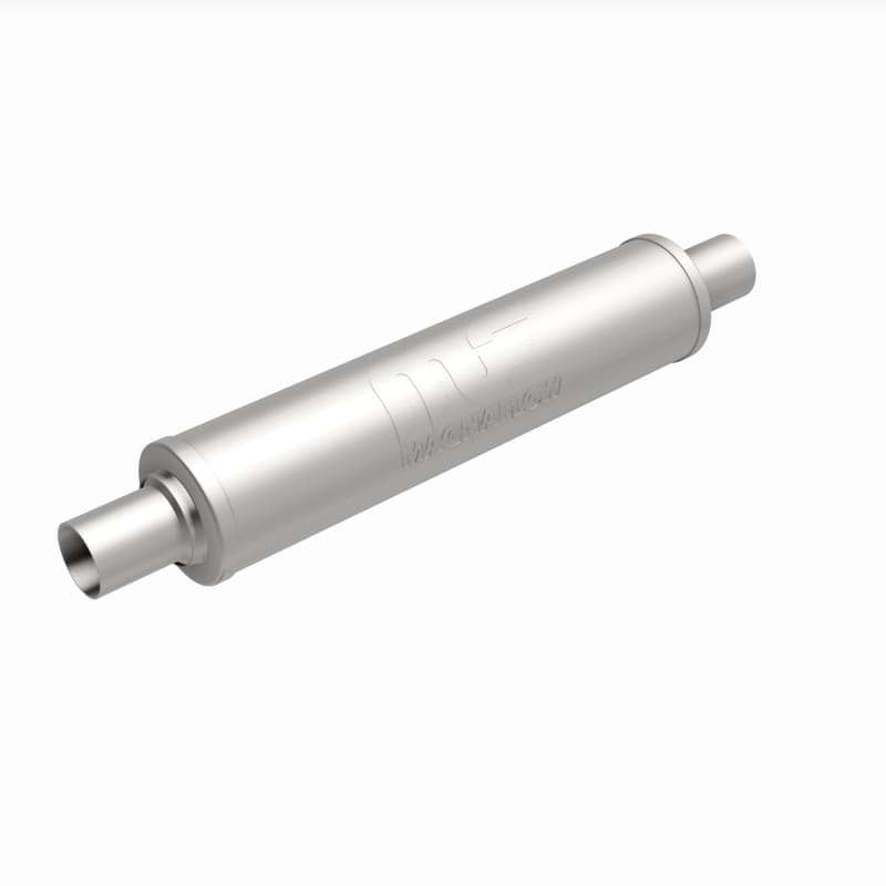 Magnaflow 4in Round Straight-Through Performance Muffler 4x4x18in Satin Finish - Image 3