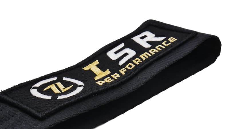 ISR Performance Tow Strap Universal Racing Black - Image 2