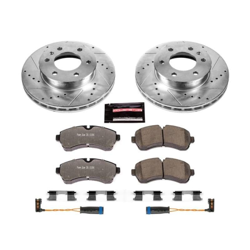 PowerStop Z36 Truck & Tow Brake Kit for Trucks 4x4 SUVs Ceramic Carbon-Fiber ...