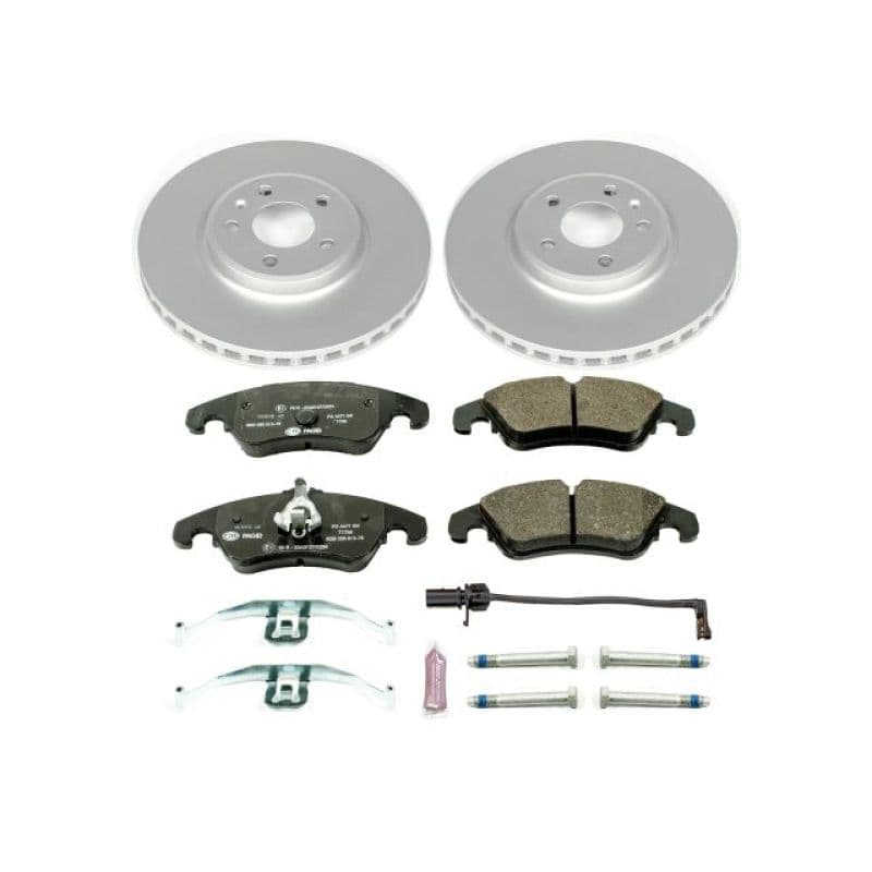 PowerStop Euro-Stop Brake Kit for European Vehicles with ECE-R9 Pads & Hardware