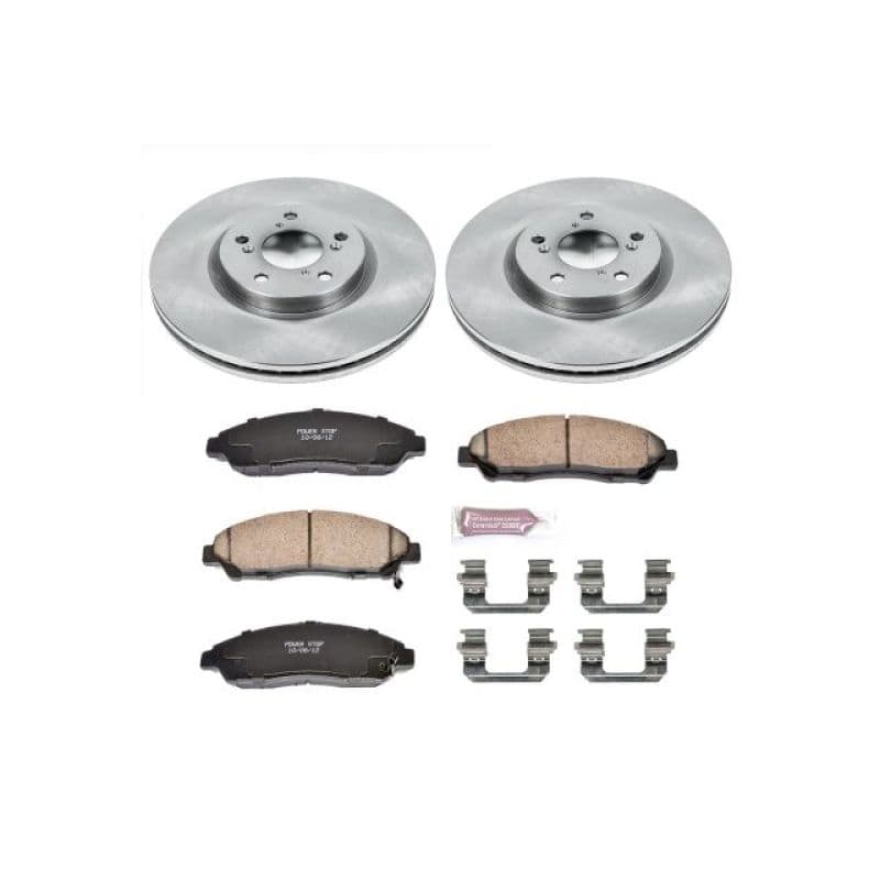 PowerStop Z17 Stock Replacement Brake Kit with Autospecialty Rotors