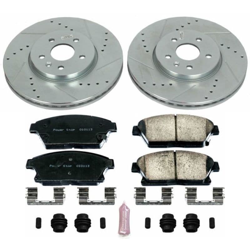 PowerStop Z23 Evolution Sport Brake Kit for Daily Driver Carbon-Fiber Ceramic...