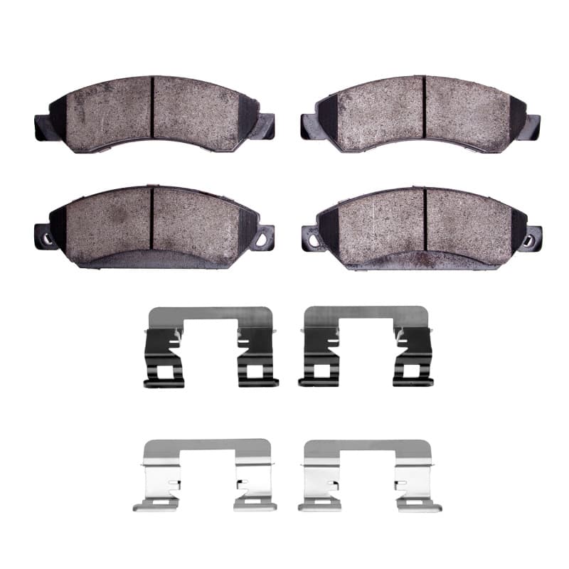 DFC Ultimate Duty Brake Pads and Hardware Kit for 05-08 Cadillac Escalade EXT...