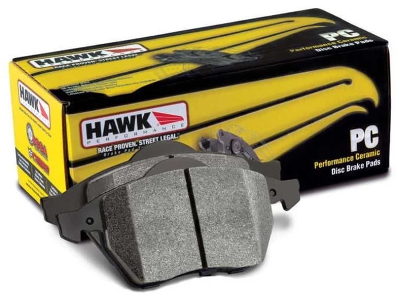 Hawk Performance Ceramic Brake Pad Set for OE Fitment with DTC Curved Slot De... - Image 3
