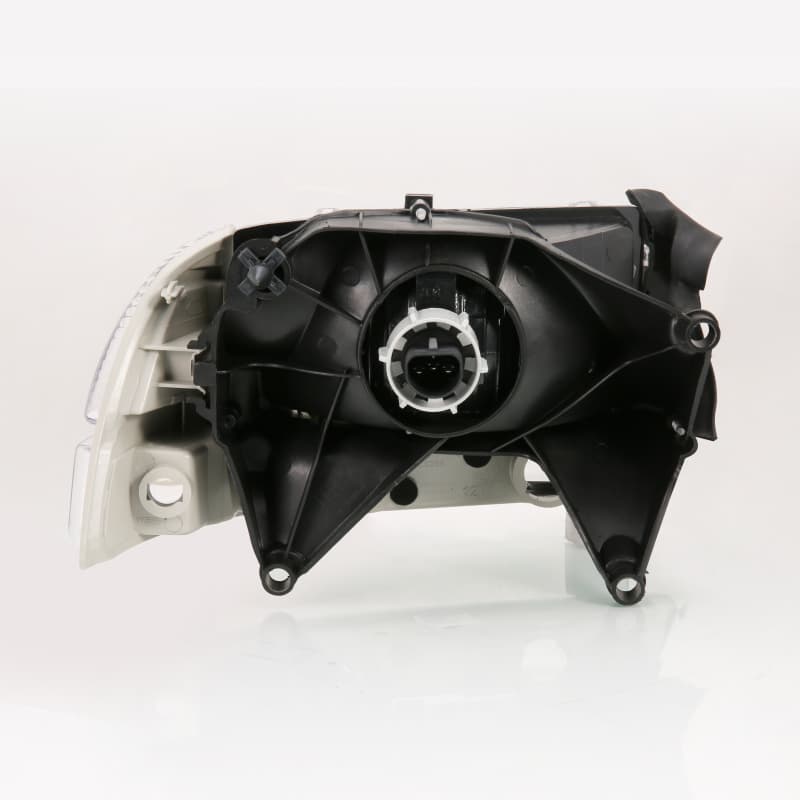 ANZO Crystal Headlights for Chevy C6 Clear Lens Black Housing Pair - Image 2