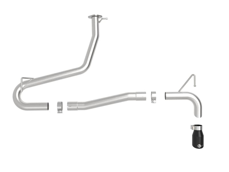aFe Exhaust Axle Back for Chevy C6 2.5" 304 Stainless Steel Clamp-On Tip - Image 2
