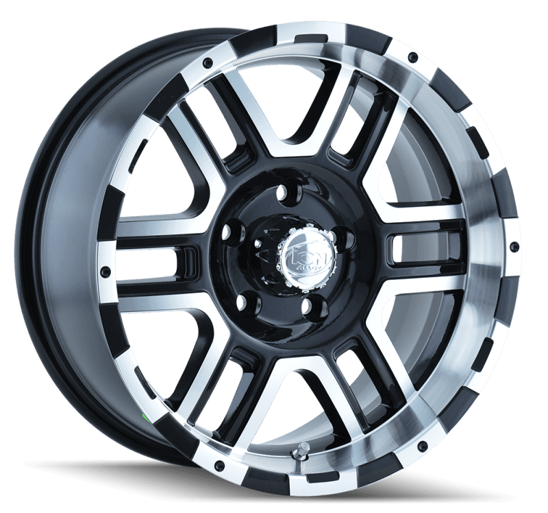 ION Wheels 179 Series 16x8 8x165.1 10mm Offset Black/Machined Wheel