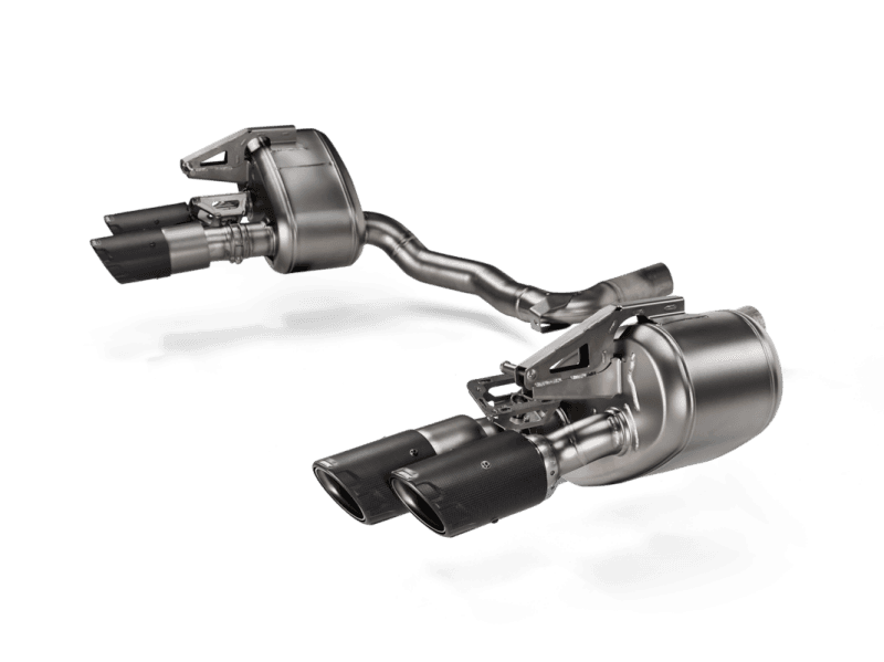 Akrapovic Slip-On Line Exhaust for Porsche Panamera 2024+ Titanium Carbon Tips - Image 2